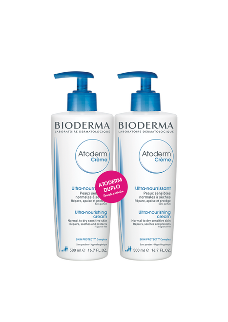 Bioderma Atoderm Pack Creme Hidratante 2x500ml