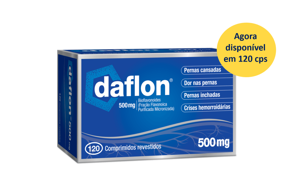 Daflon 500 , 500 mg x120 Comprimidos Revestidos