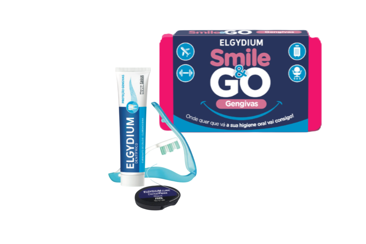 Elgydium Smile & Go Gengigvas -Kit de Viagem