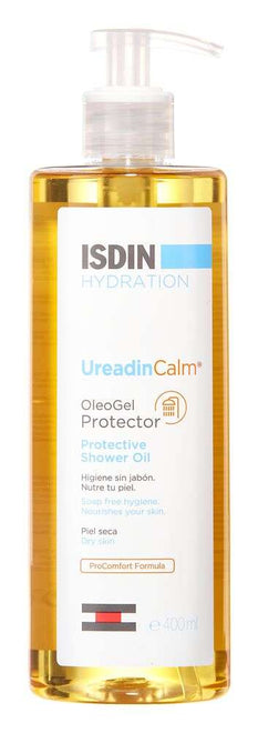 ISDIN Ureadin Calm ÓleoGel 400ml- Gel-Óleo para higiene corporal, sem sabão, para pele seca com prurido