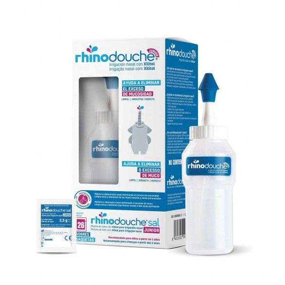RhinoDouche Junior Garrafa + Saquetas (2,5g x 6 saquetas)