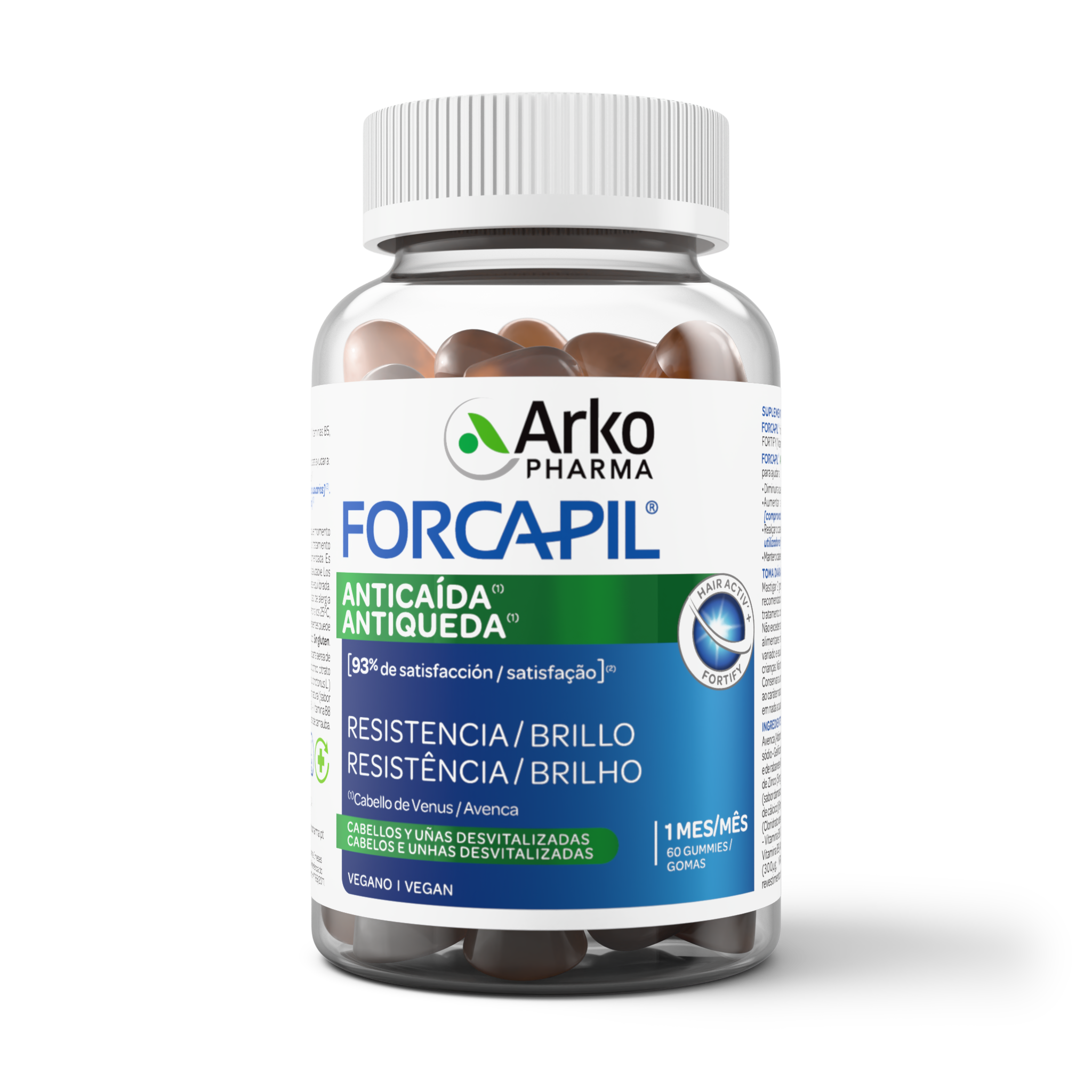 Forcapil Antiqueda Gomas 60