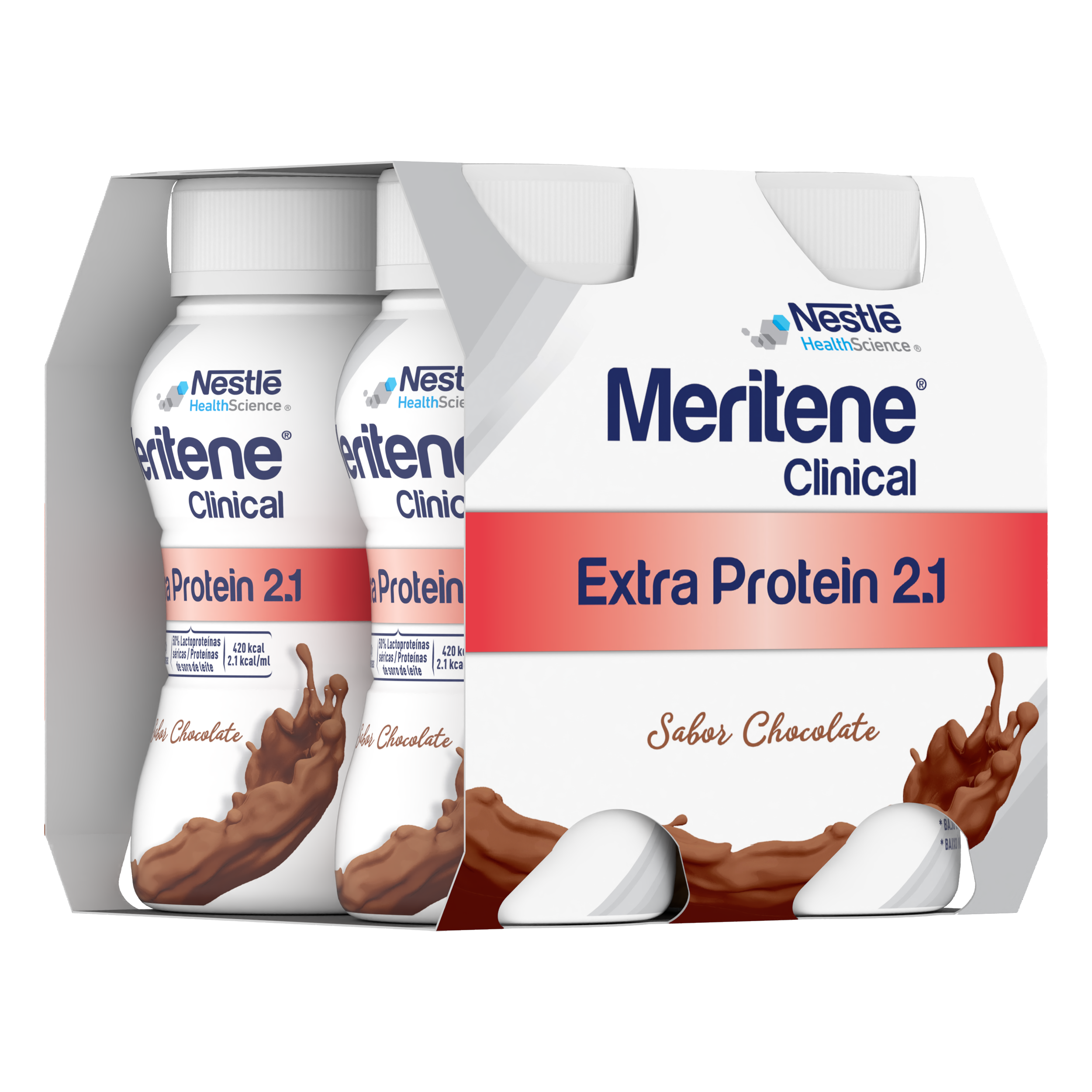 Meritene Clinical Extra Protein 2.1 Chocolate 200ml X4