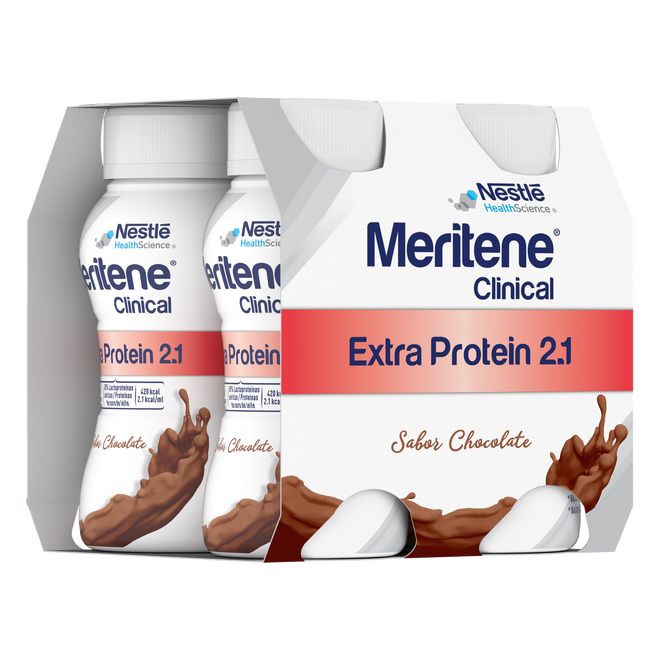 Meritene Clinical Extra Protein 2.1 Chocolate 200ml X4
