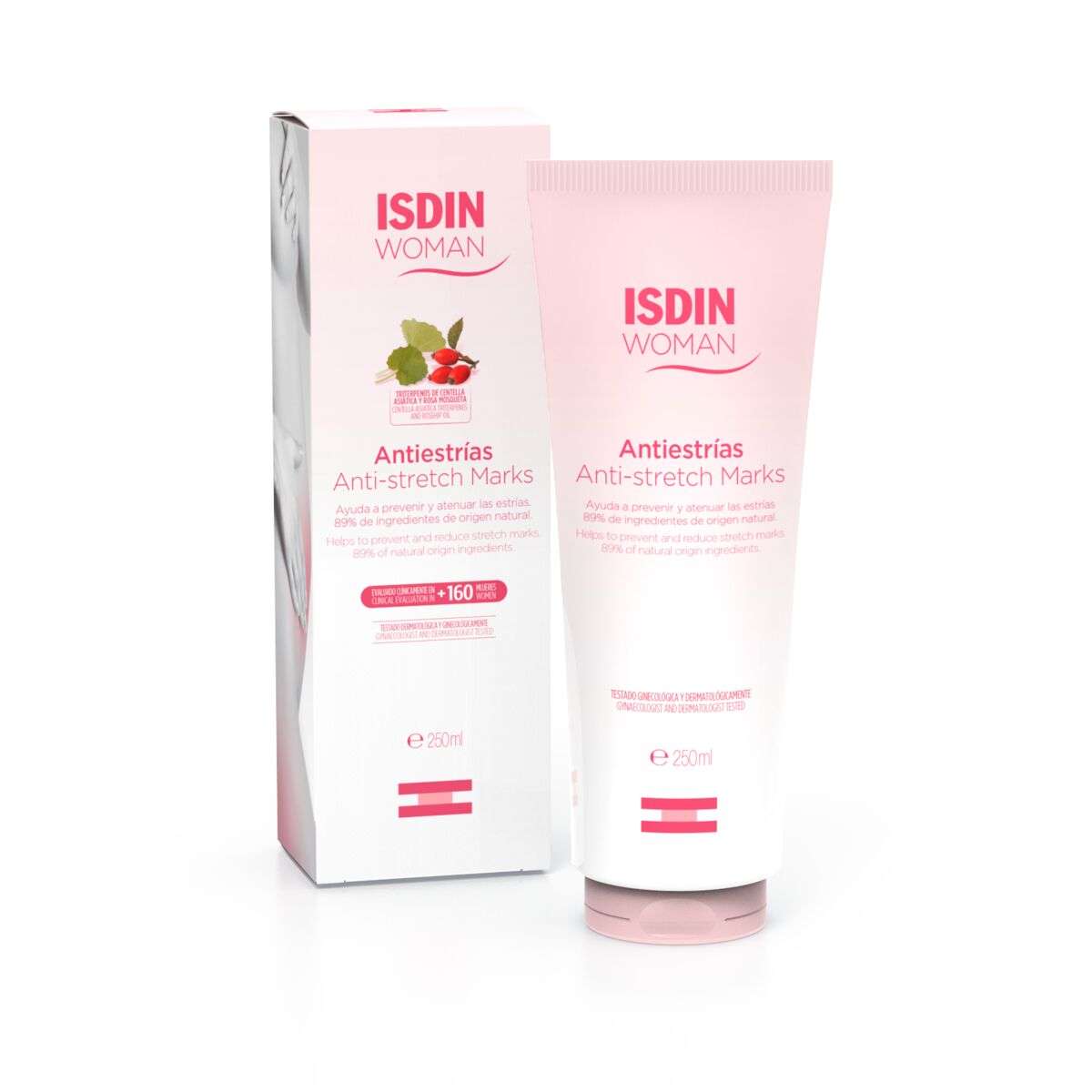 ISDIN Woman Antiestrias 250ML- Creme para prevenir e atenuar as estrias