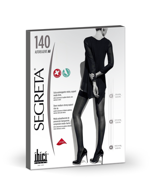 IBICI Meias Stay Up Classic 140 PRETO T3