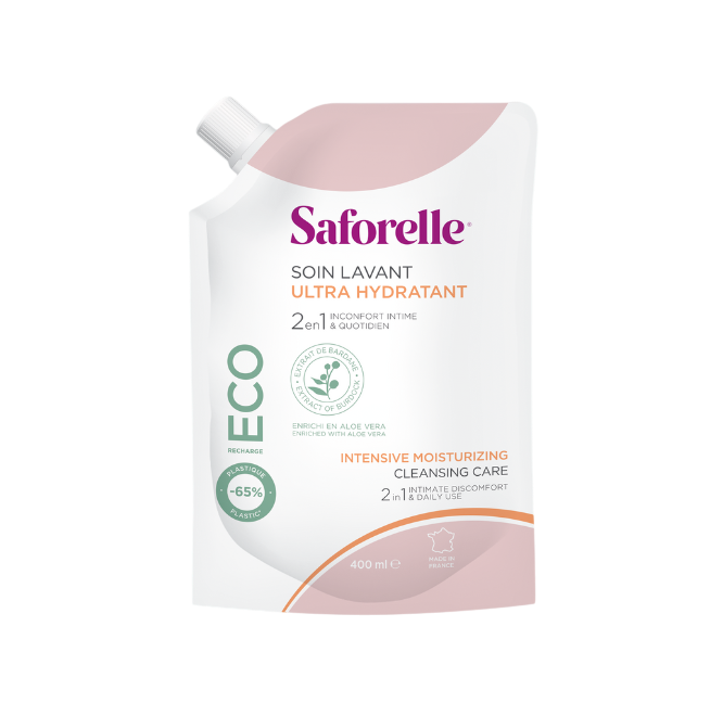 Saforelle Soin Lavagem Ultra Hidratante Eco Recarga 400ml