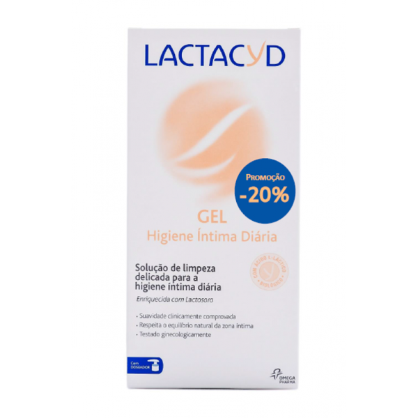 Lactacyd Íntimo Gel higiene íntima diária 200 ml com Desconto de 20%
