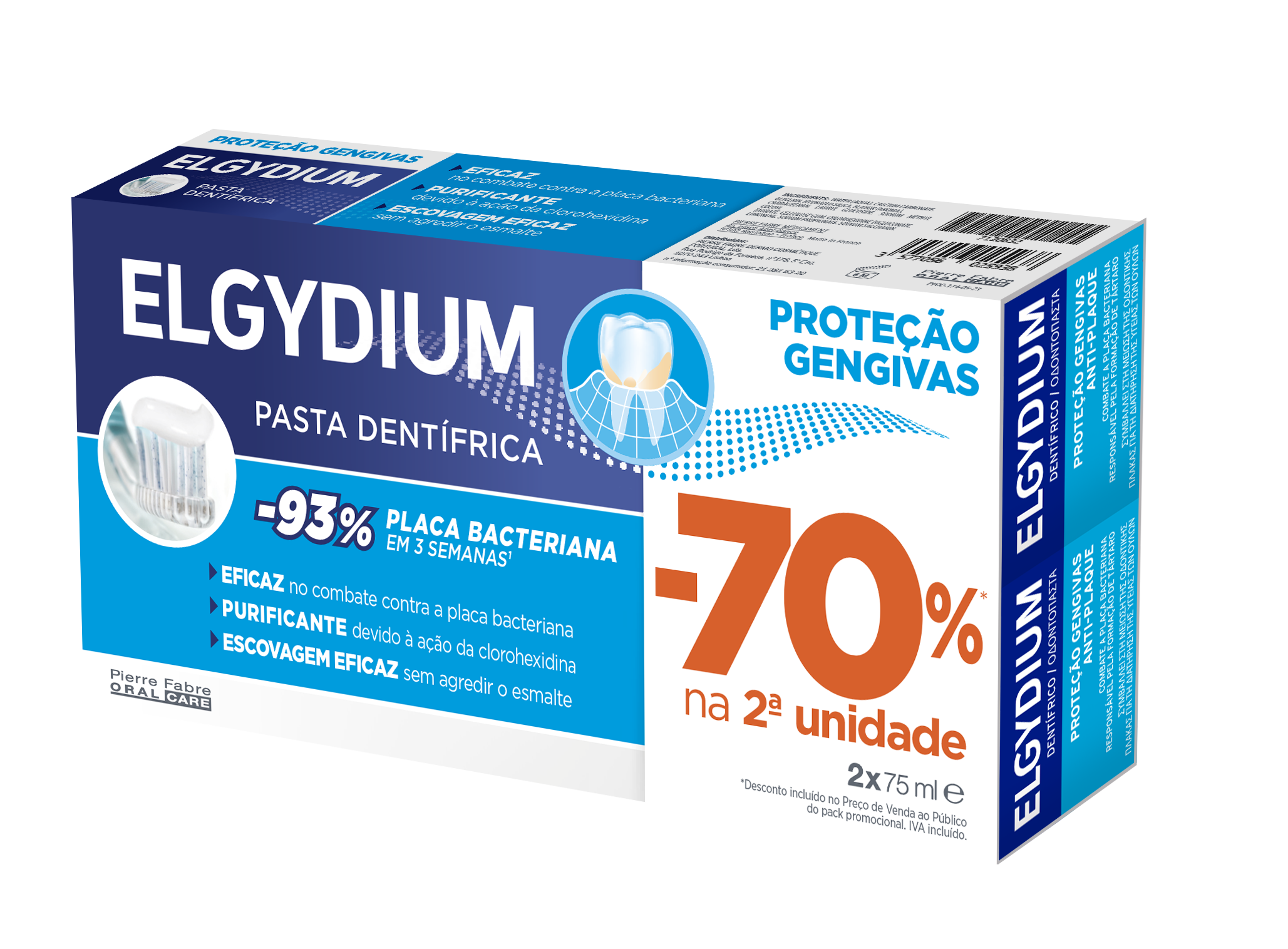 Elgydium Duo Proteção Gengívas 70% 2ª Unidade