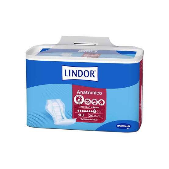 Lindor Ausonia Penso Anatómico Maxi 20 unidades + Cueca Elástica