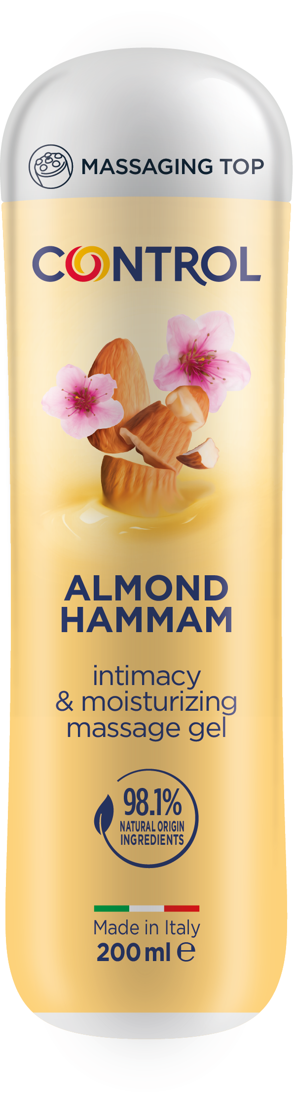Control Almond Hammam Gel de Massagem 3 em 1 200ml