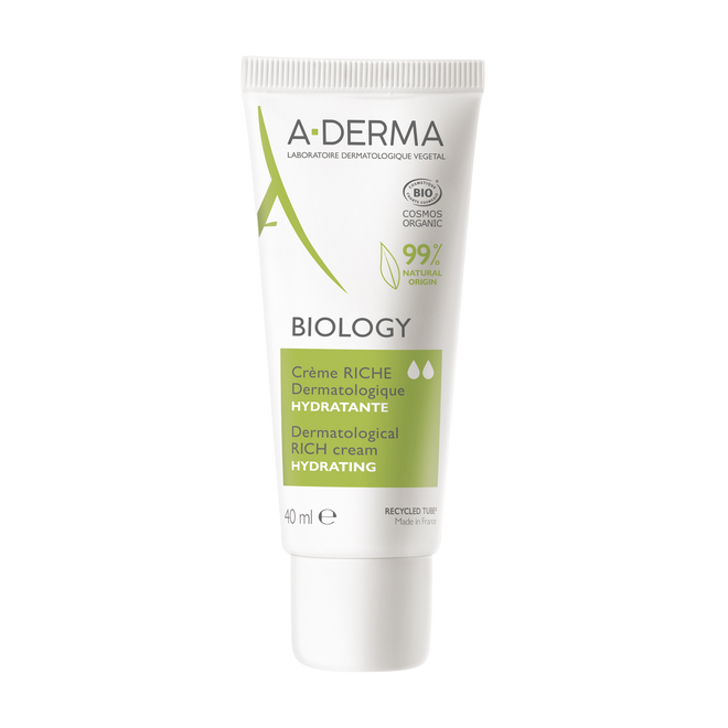 A-Derma Biology Creme Rosto Rico Dermatológico 40ml