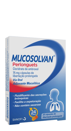 Mucosolvan Perlonguets, 75mg (x20 cápsulas )