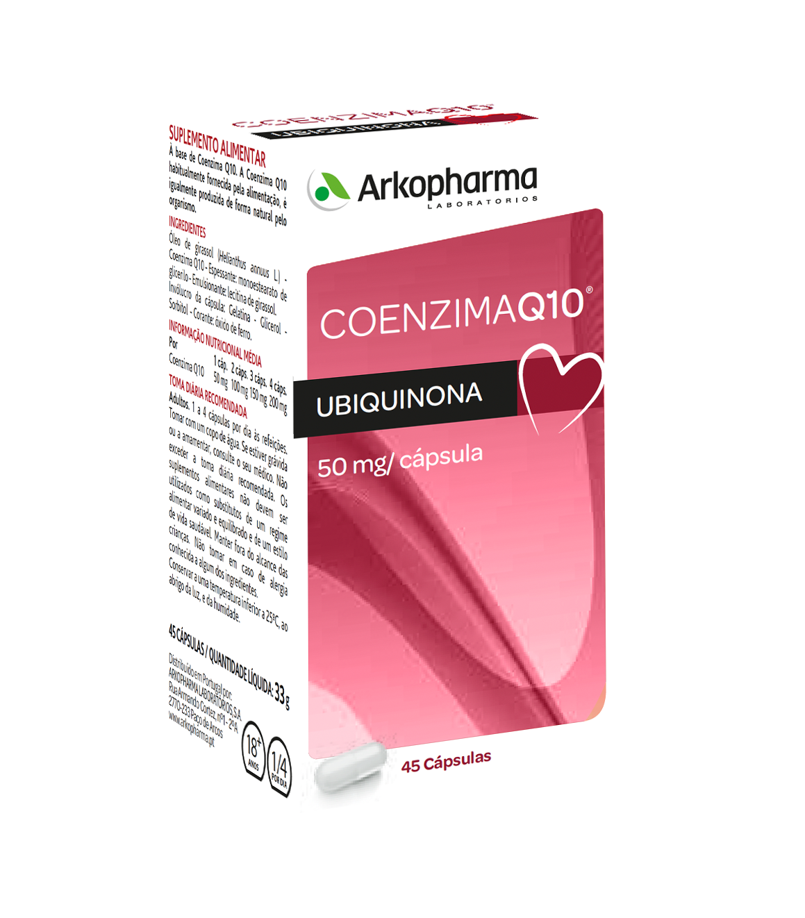 Arkopharma Coenzima Q10 45 cápsulas