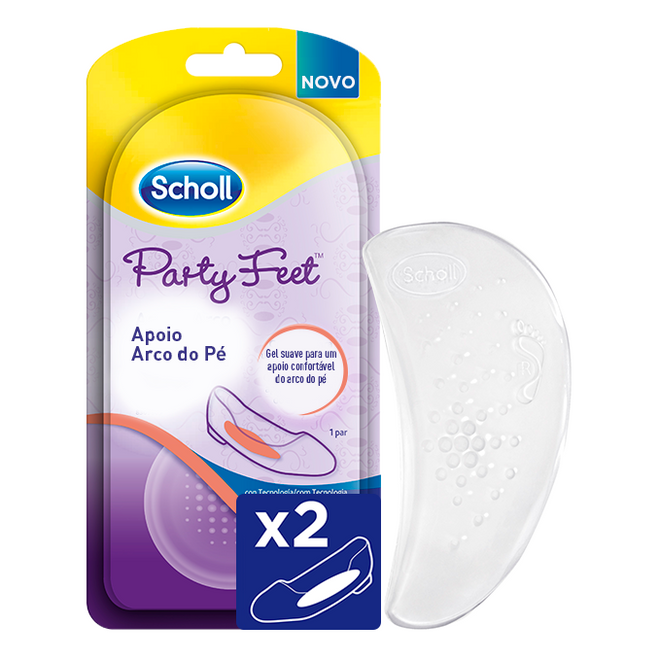 SCHOLL GELACTIV PARTY FEET APOIO ARCO PE