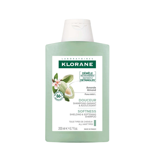 Klorane Capilar Champô Desembaraçador Leite de Amêndoa 200ml