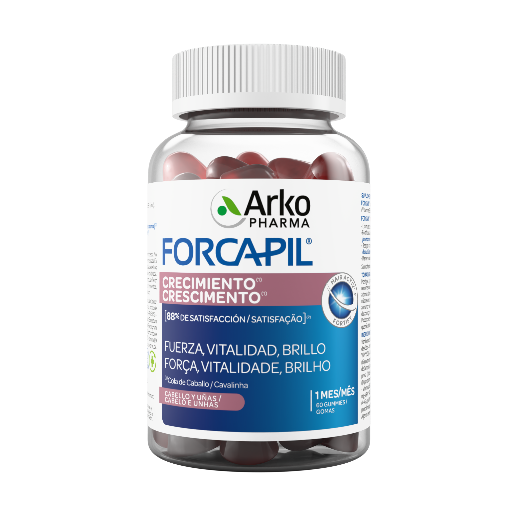 Forcapil Crescimento 60 gomas