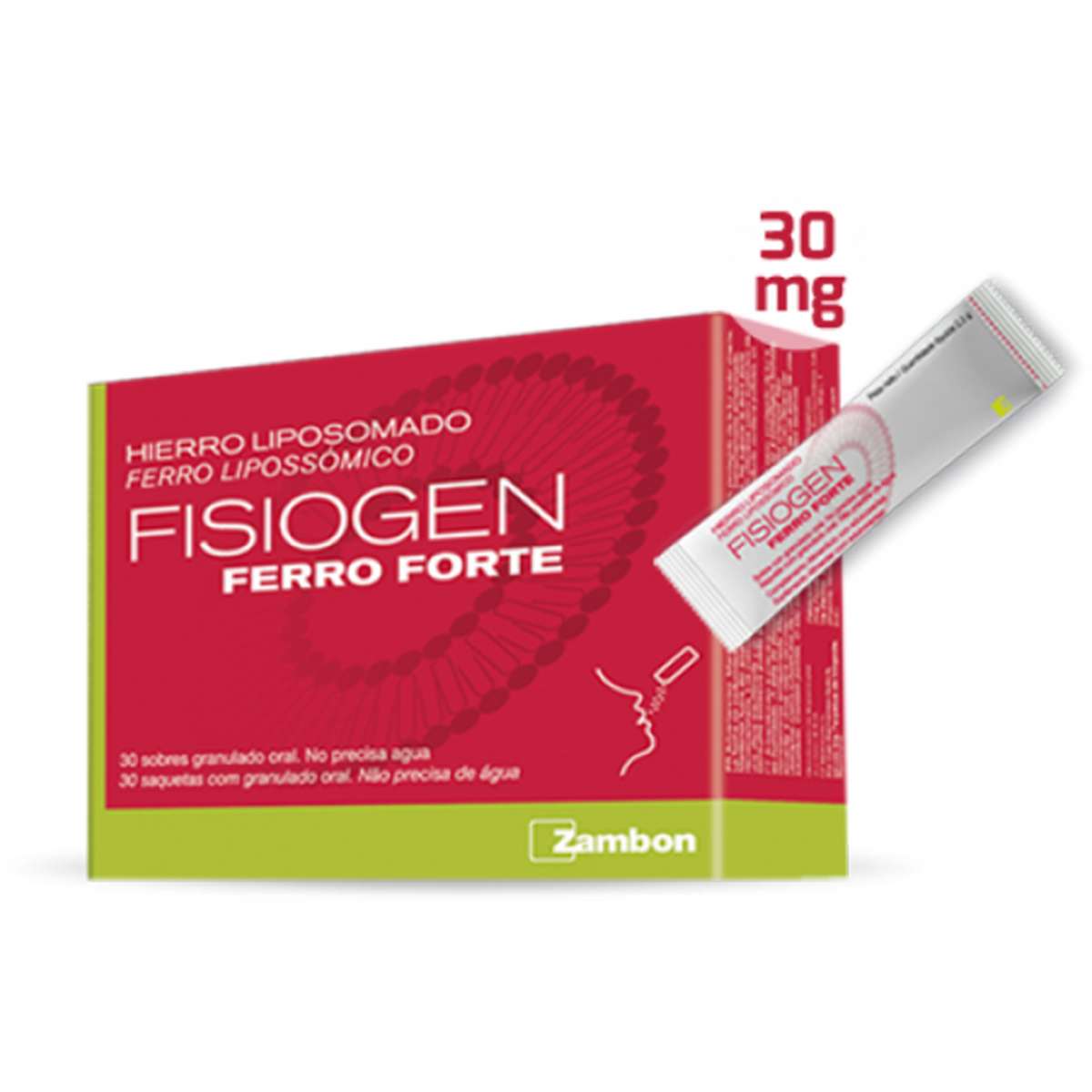 Fisiogen Ferro Forte Saquetas Granulado (X30 Unidades)