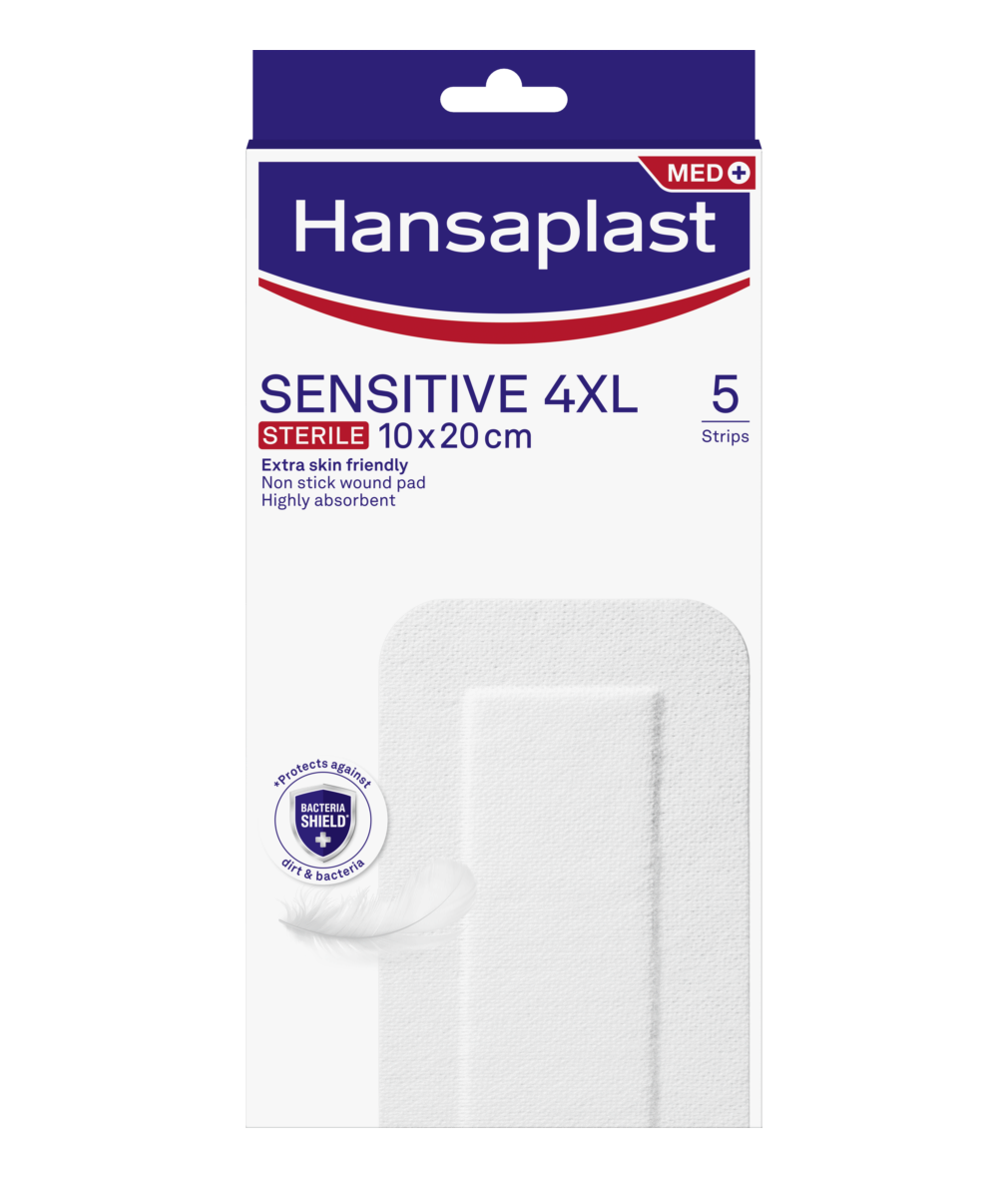 Hansaplast Pensos Sensitive 4XL 10x20cm 5 unidades