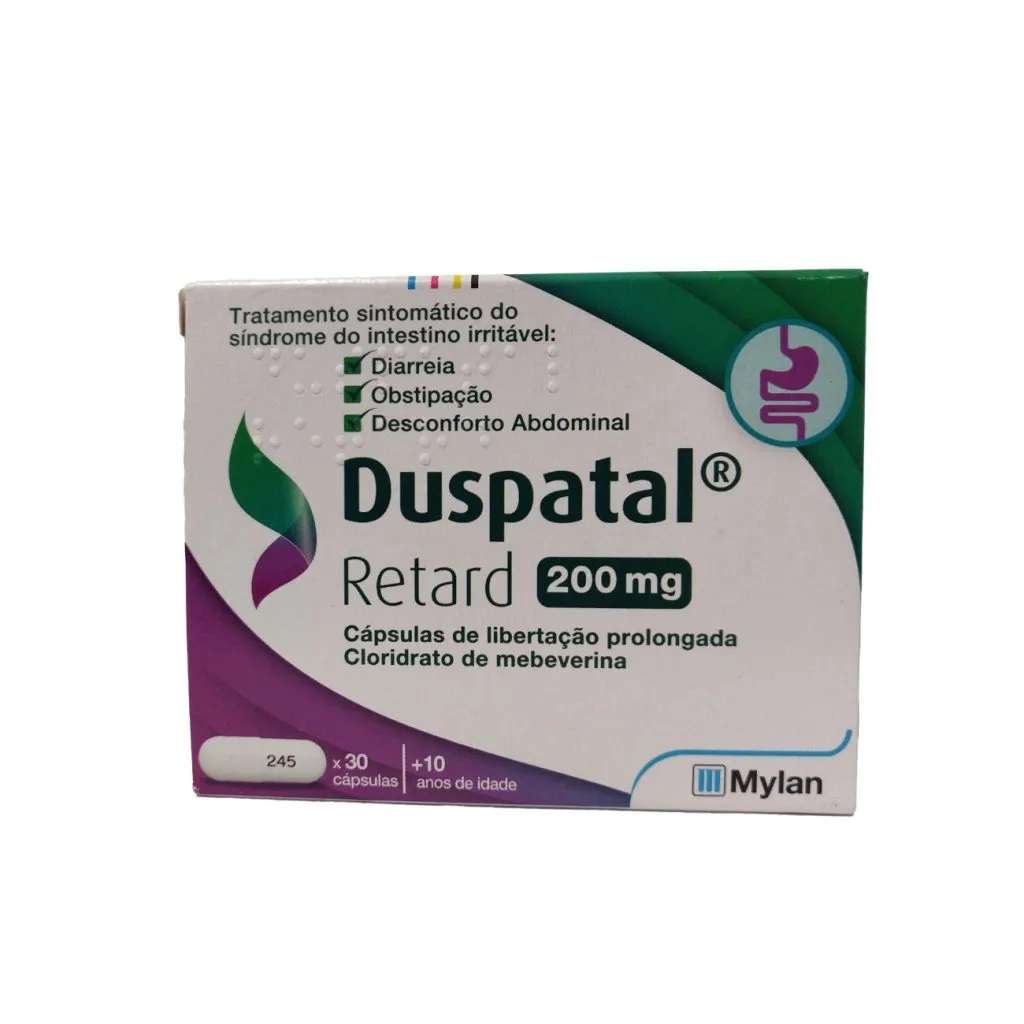 DUSPATAL RETARD, 200 MG X 30 CAPS LIB PROL MEBEVERINA