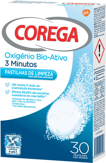 COREGA BIO ACTIVO PST PROTESE X 30