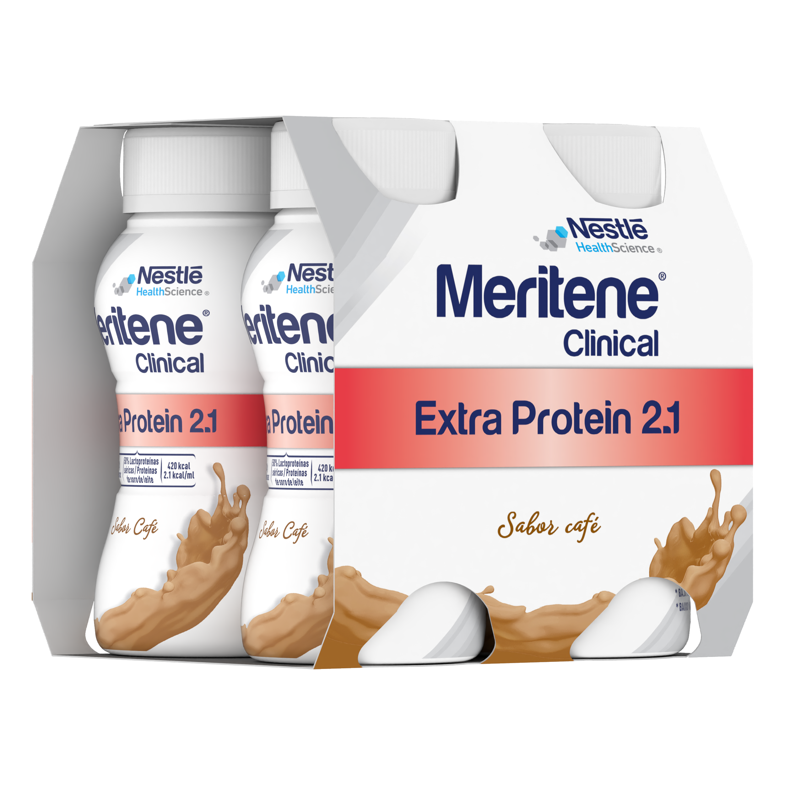 Meritene Clinical Extra Protein 2.1 Café 200ml x4