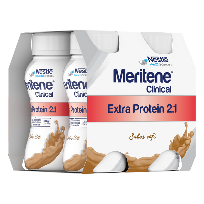 Meritene Clinical Extra Protein 2.1 Café 200ml x4