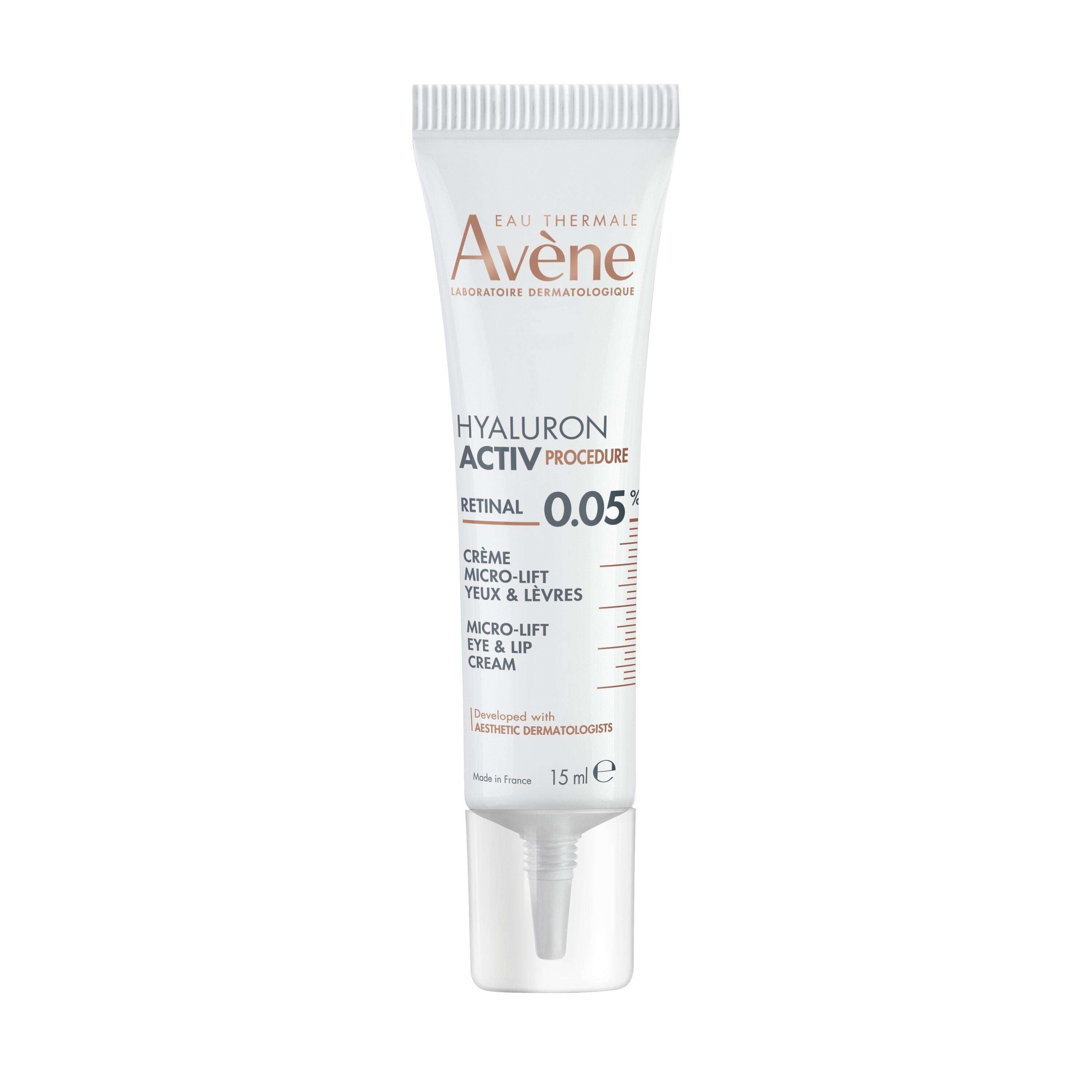 Avène Hyaluron Activ Procedure Creme de Olhos e Lábios Micro-Lift - 0,05% Retinal 15 ml