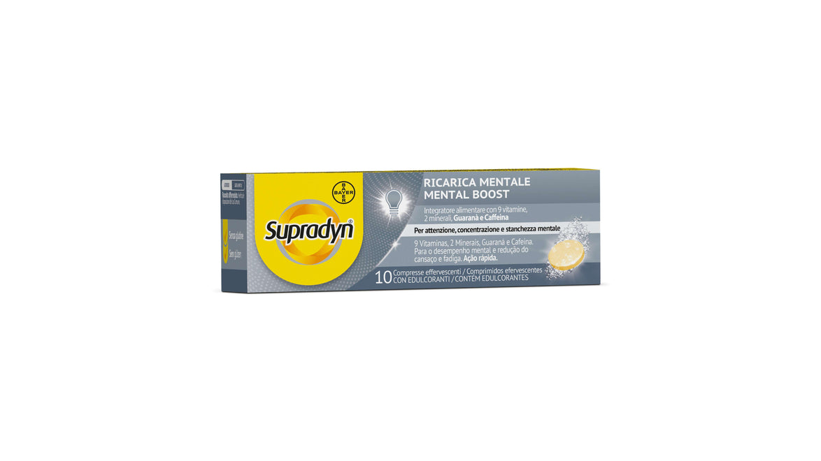 Supradyn Mental Boost 10 Comprimidos Efervescentes