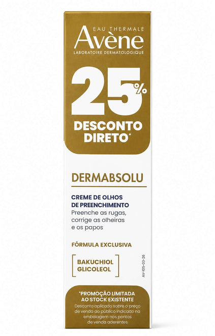 Avène Dermabsolu Creme de Olhos de Preenchimento 15ml  -25% Desconto