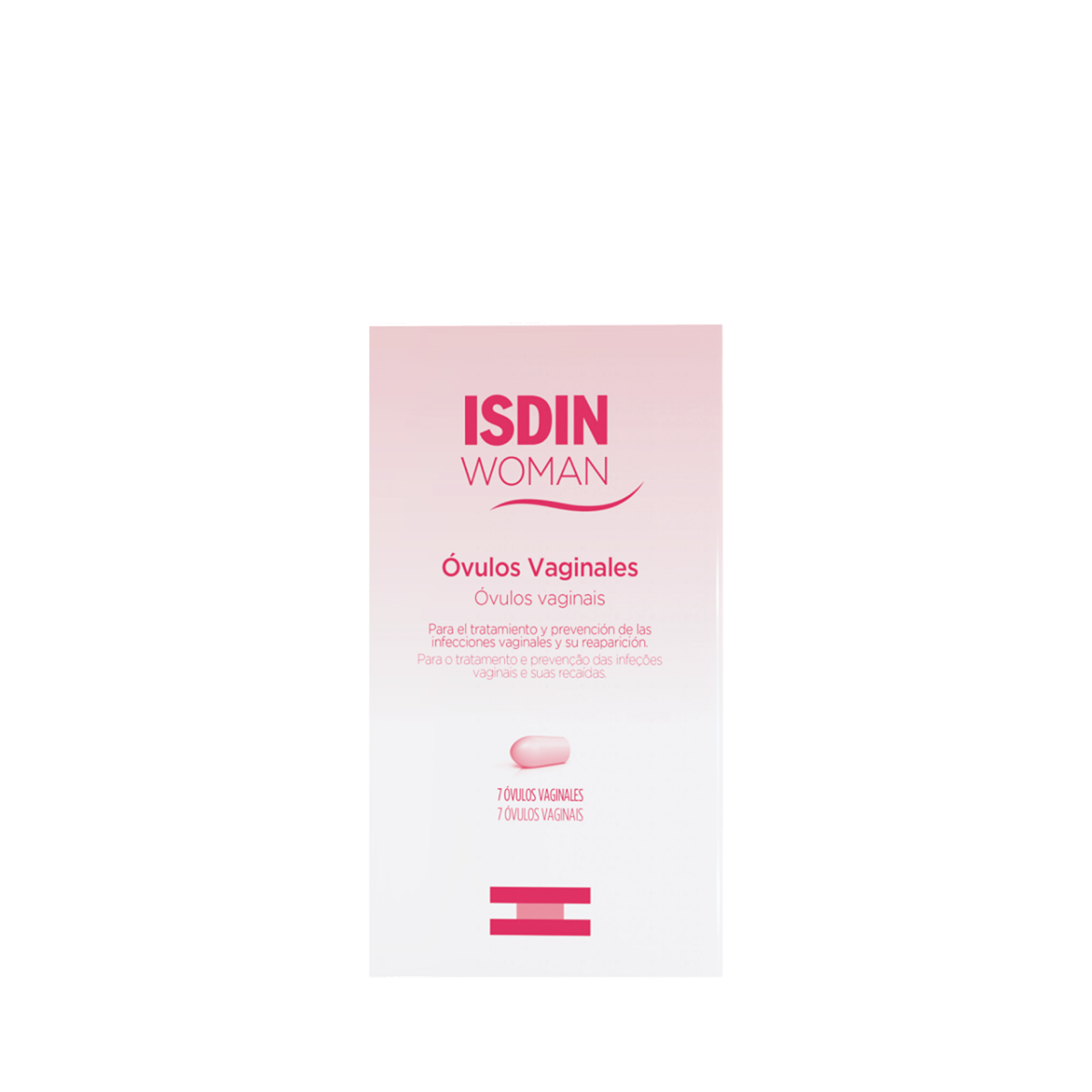 ISDIN Woman óvulos Vaginais x7 -Tratamento e prevenção de infeções vaginais e suas recaídas