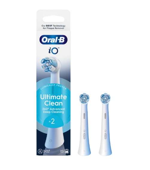 Oral B iO Recarga Ultimate Clean Escova de Dentes Elétrica x2