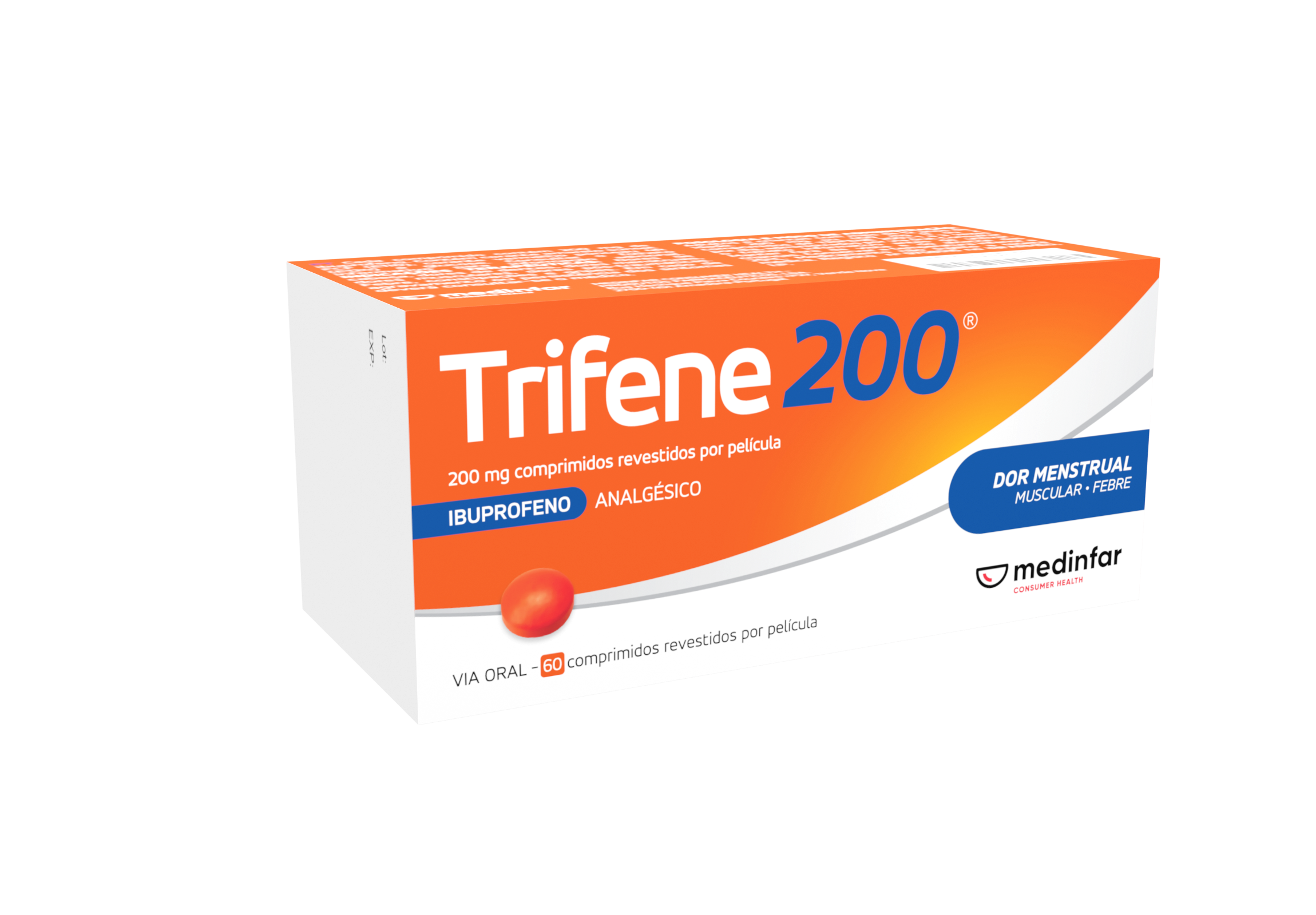 Trifene 200 , 200 mg Blister 60 Unidade(s) Comp revest pelic