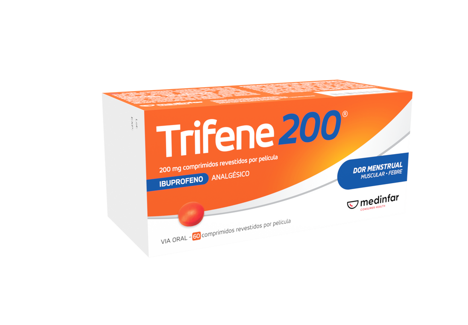 Trifene 200 , 200 mg Blister 60 Unidade(s) Comp revest pelic