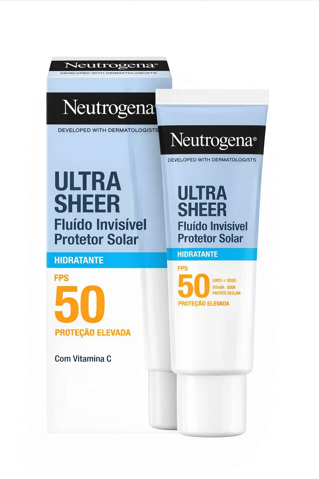 Neutrogena Ultra Sheer Protetor Solar Fluido Invisível Hidratante SPF50 50ml
