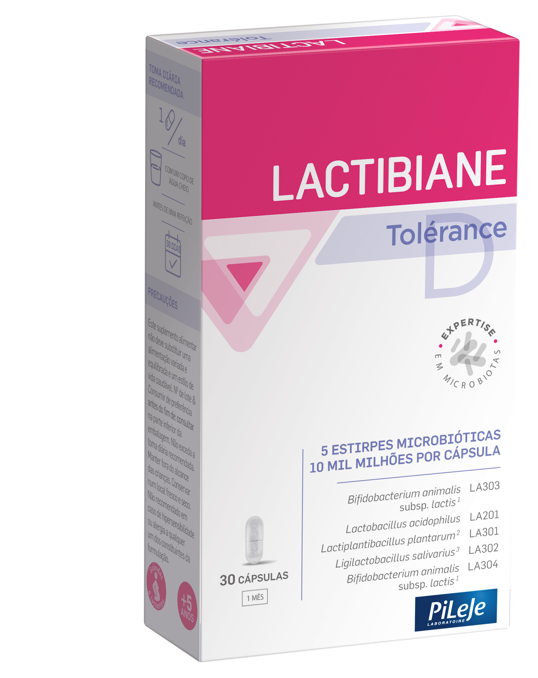 Pileje Lactibiane Tolerance 30 Cápsulas