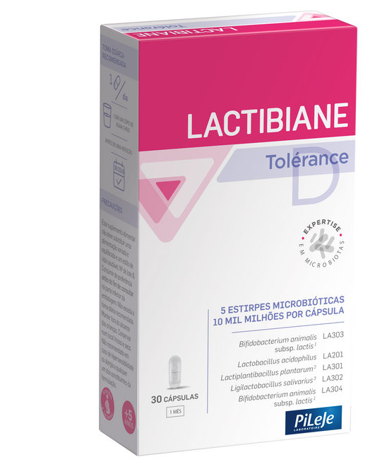 Pileje Lactibiane Tolerance 30 Cápsulas