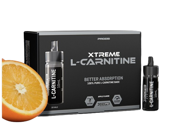 Prozis Xtreme L-Carnitine 20 Vials Laranja 200ml