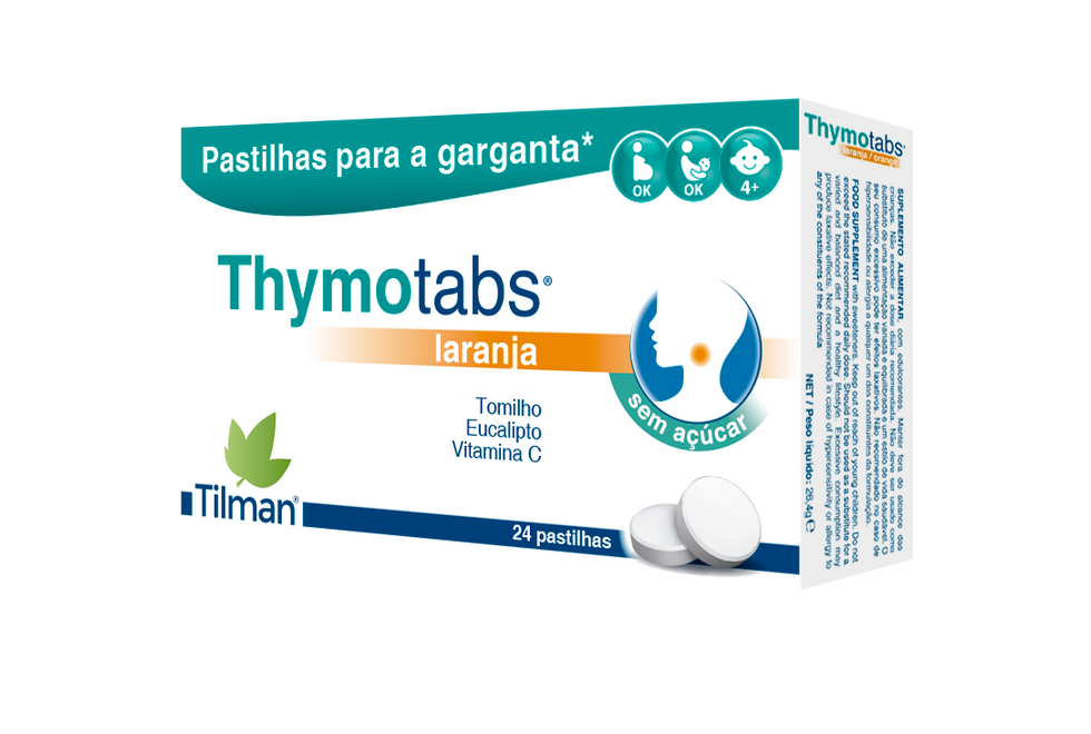 Thymotabs Laranja Garganta X 24 Pastilhas