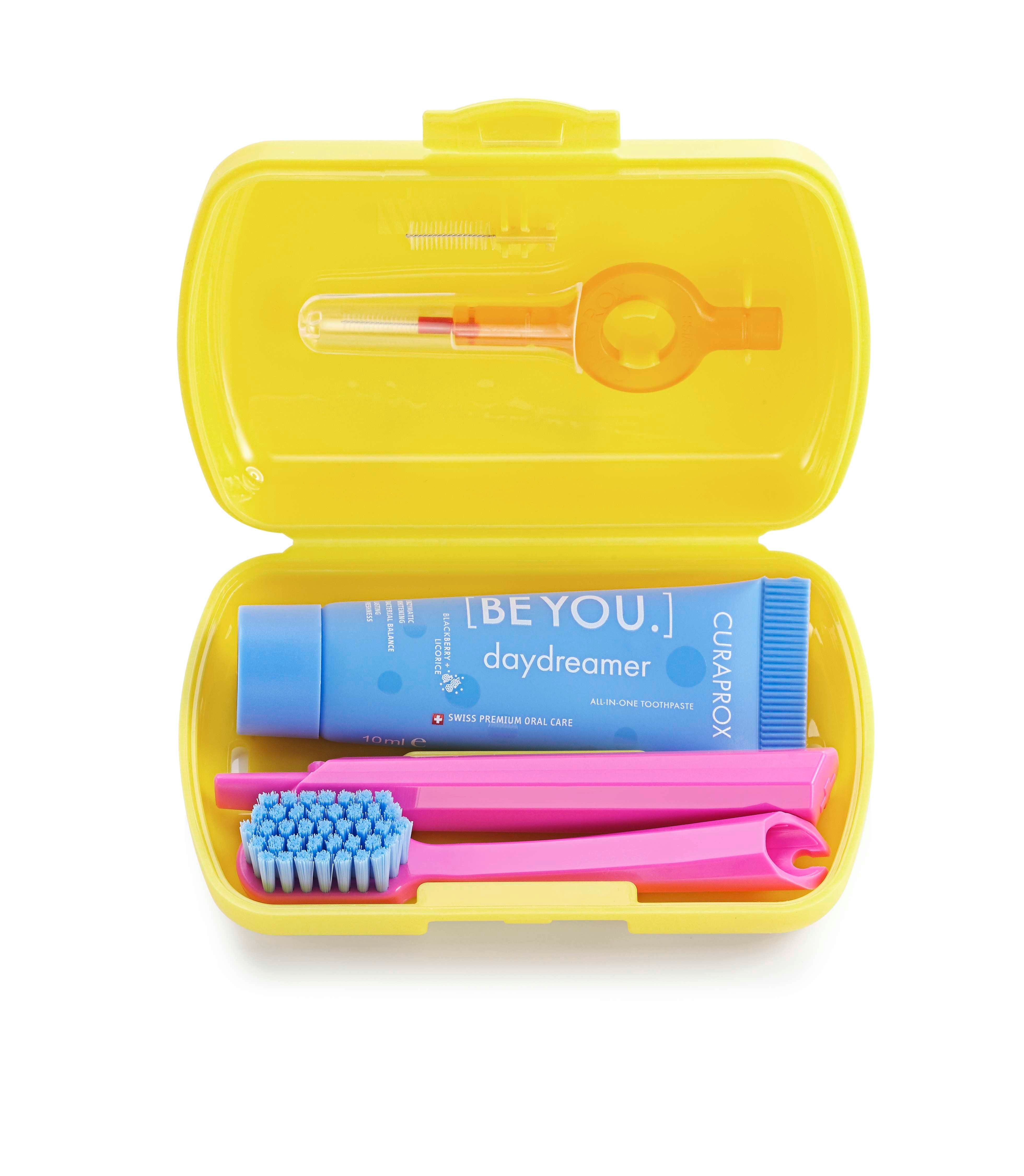 Curaprox Kit de Viagem Be You Day Dreamer - Amarelo