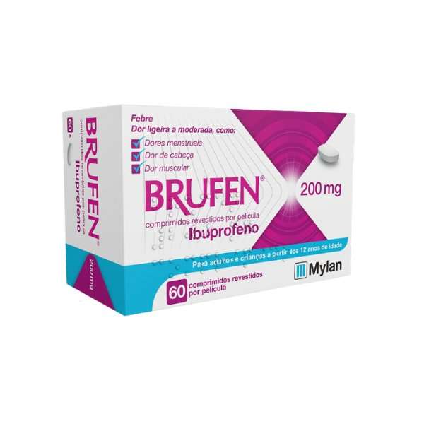 BRUFEN, 200 MG X 60 COMP REV IBUPROFENO 