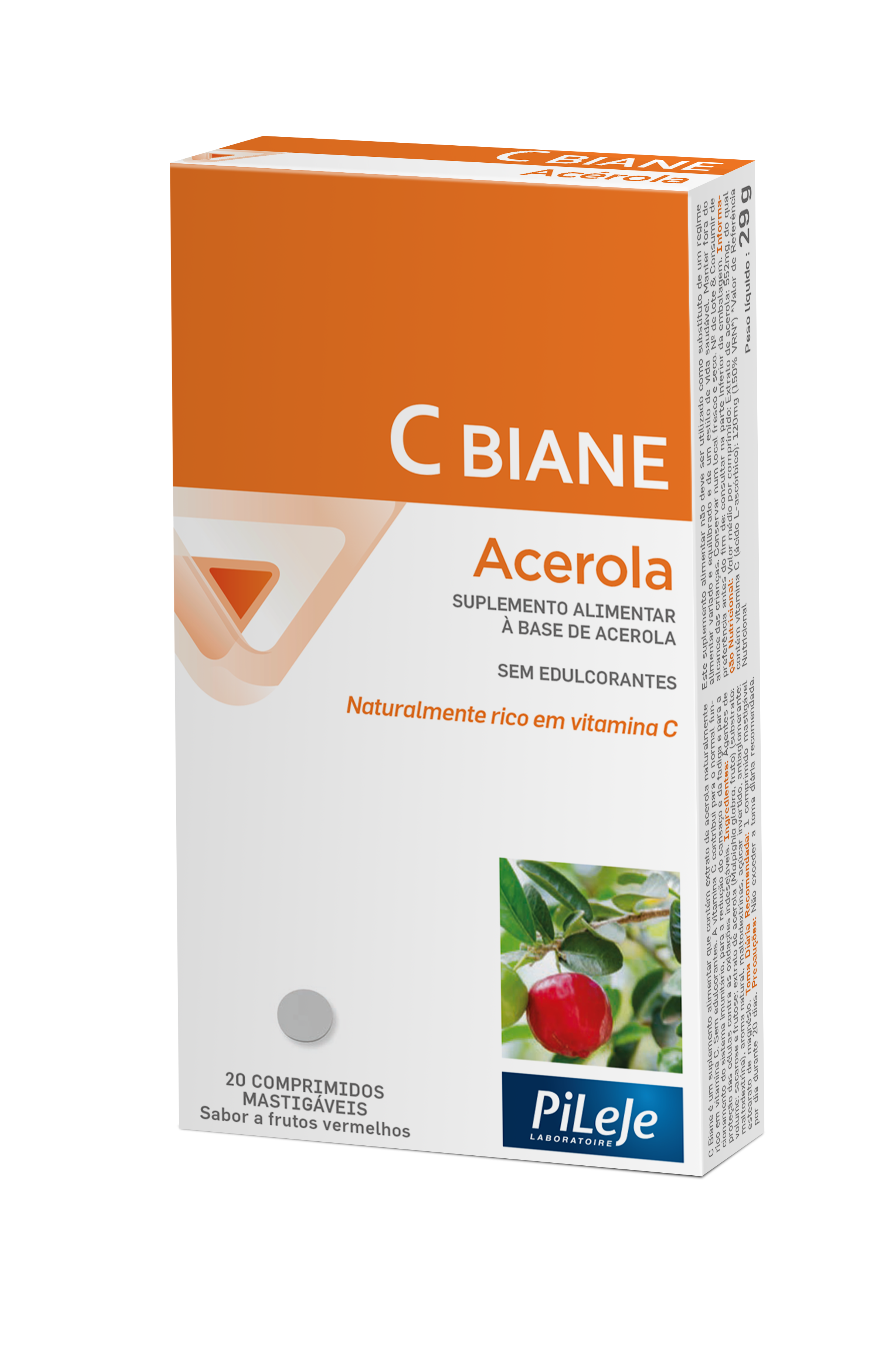 Pileje C Biane Comprimido Mastigável x 20