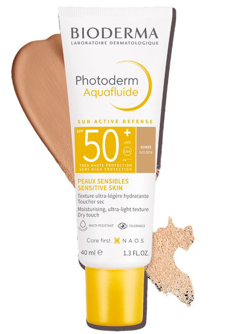 Bioderma Photoderm Aquafluide SPF50+ Dourado 40ml