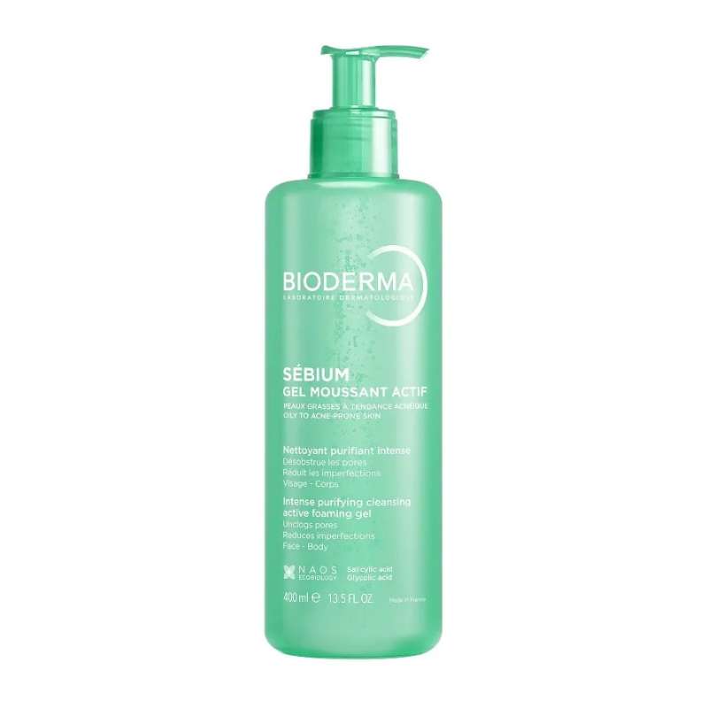 Bioderma Sebium Gel Moussant Actif 400Ml