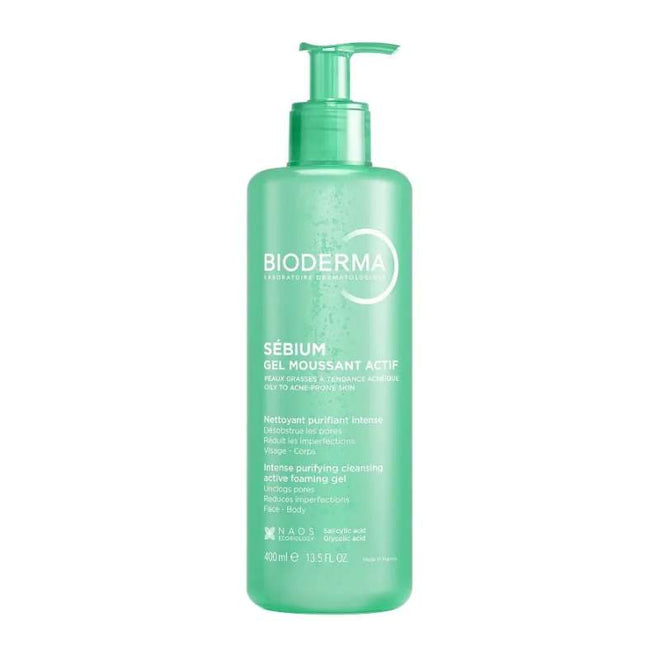 Bioderma Sebium Gel Moussant Actif 400Ml