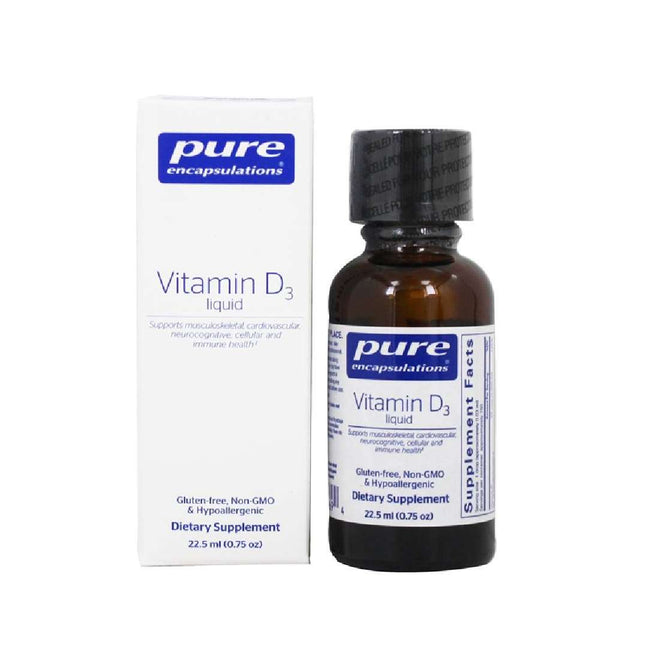 Pure Encapsulations Vitamina D3 Gotas 22,5ml 