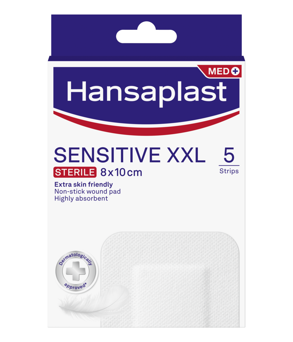 Hansaplast Sensitive Penso XXL 8x10cm x5