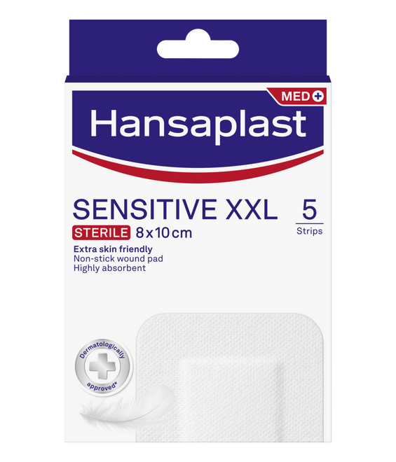 Hansaplast Sensitive Penso XXL 8x10cm x5