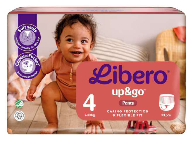Libero Up & Go Fraldas Tamanho 4, 7/10Kg  24 Unidades
