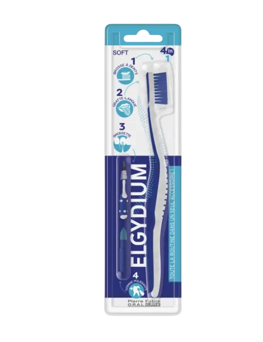 ELGYDIUM Escova 4 em 1 Suave